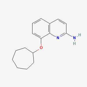 8-Cycloheptyloxy-quinolin-2-ylamine