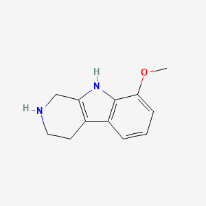 molecular formula C12H14N2O B10845888 8-Methoxy-2,3,4,9-tetrahydro-1H-beta-carboline 