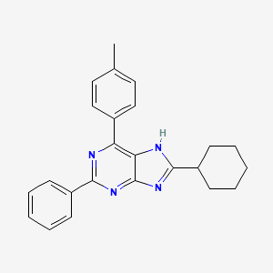 8-cyclohexyl-6-(4-tolyl)-2-phenyl-9H-purine