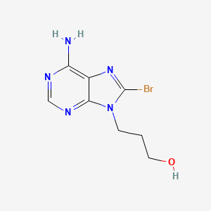 8-Bromo-9-(3-hydroxypropyl)-9H-adenine