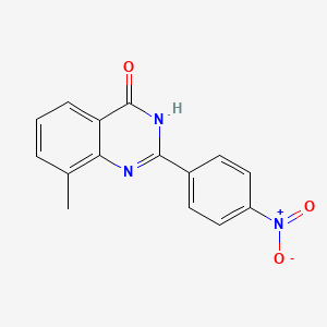 8-Methyl-2-(4-nitro-phenyl)-3H-quinazolin-4-one