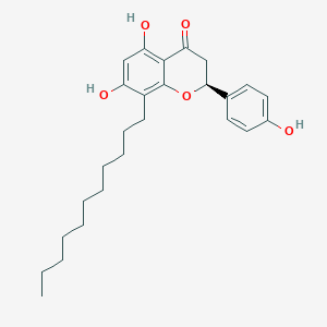 molecular formula C26H34O5 B10845938 8-n-Undecylnaringenin 