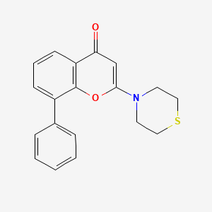 8-Phenyl-2-thiomorpholin-4-yl-chromen-4-one