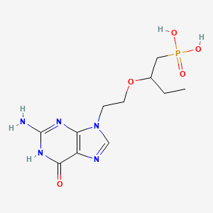 9-[2-(1-Phosphonobutan-2-yloxy)ethyl]guanine