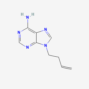 molecular formula C9H11N5 B10846055 9-But-3-enyl-9H-adenine 