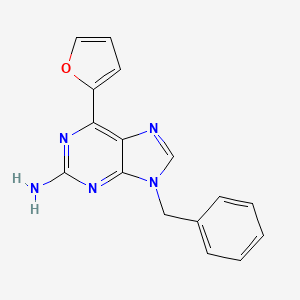 9-benzyl-6-(furan-2-yl)-9H-purin-2-amine