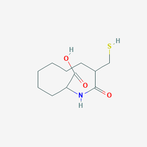 9-Mercaptomethyl-10-oxo-azecane-2-carboxylic acid