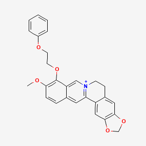 9-O-[2-(Phenylol-1-yloxy)ethyl]berberine bromide