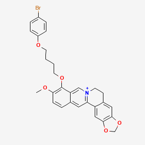 9-O-[3-(4-Bromo-phenoxyl)butyl]-berberine bromide