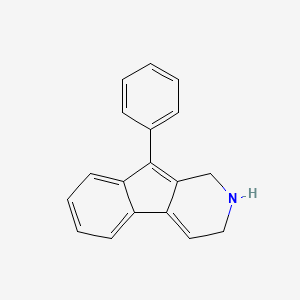 molecular formula C18H15N B10846106 9-Phenyl-2,3-dihydro-1H-indeno[2,1-c]pyridine 