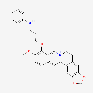 9-O-[3-(Phenylamino)propyl]-berberine bromide