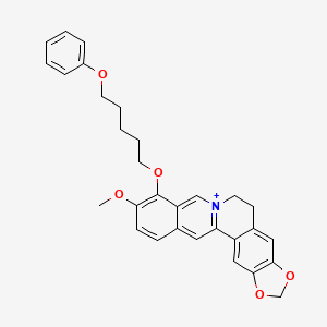 9-O-[5-(Phenylol-1-yloxy)pentyl]berberine bromide