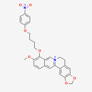 9-O-[3-(4-Nitro-phenoxyl)butyl]-berberine bromide