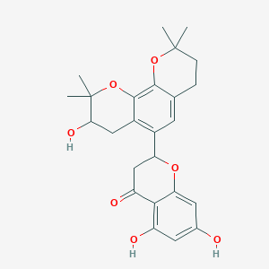 molecular formula C25H28O7 B10846135 abyssinoflavanone VI 