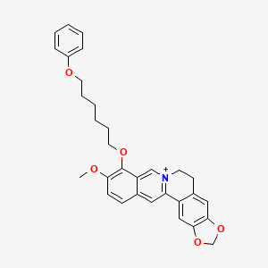 9-O-[2-(Phenylol-1-yloxy)hexyl]berberine bromide