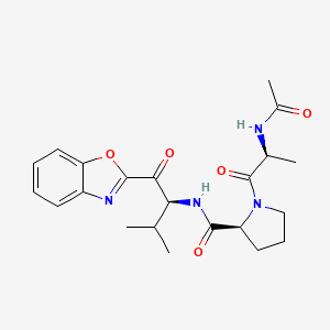 Ac-Ala-Pro-Val-(2-benzoxazole)