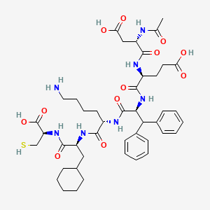 AcAsp-Glu-Dif-Lys-Cha-Cys