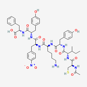 Ac-Cys-Ile-Tyr-Lys-Phe(4-NO2)-Tyr-Phe