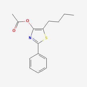 (5-butyl-2-phenyl-1,3-thiazol-4-yl) acetate