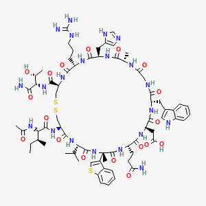 Ac-I[CV(Bta)QDWGAHRC]T-NH2