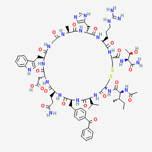 Ac-I[CV(Bpa)QDWGAHRC]T-NH2