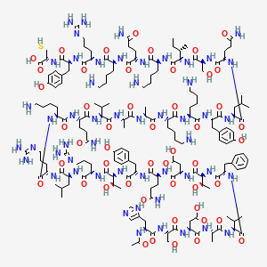 molecular formula C174H280N52O49S B10846335 Ac-HSDAVFTDQYTRLRKQVAAKKYLQSIKQKRYC 