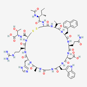 Ac-I[CV(1Nal)QDWGAHRC]T