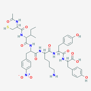 Ac-DL-Cys-DL-xiIle-DL-Phe(4-NO2)-DL-Lys-DL-Tyr-DL-Tyr-OH