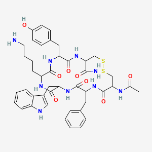 Ac-DL-Cys(1)-DL-Phe-DL-Trp-DL-Lys-DL-Tyr-DL-Cys(1)-NH2