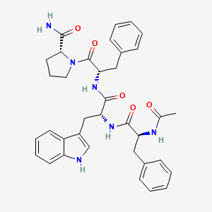 molecular formula C36H40N6O5 B10846394 Ac-L-Phe-D-trp-L-Phe-D-pro-NH2 