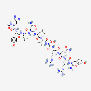 molecular formula C68H106N22O17 B10846399 AcPYY(26-36) 