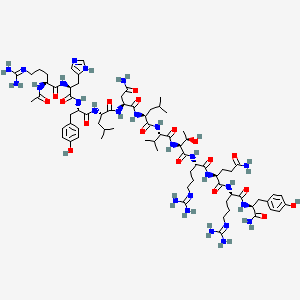 molecular formula C74H118N26O18 B10846405 AcPYY(25-36) 