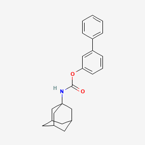 Adamant-1-ylcarbamic Acid Biphenyl-3-yl Ester