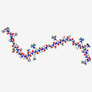 molecular formula C159H245N45O40 B10846448 Ac-WVTHRLAGLLS[Cit]SGGVVRKNFVPTDVGPFAF-NH2 