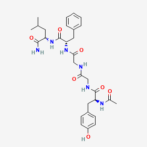 molecular formula C30H40N6O7 B10846485 Ac-YGGFL-NH2 