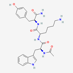 molecular formula C28H36N6O5 B10846490 Ac-WKY-NH2 