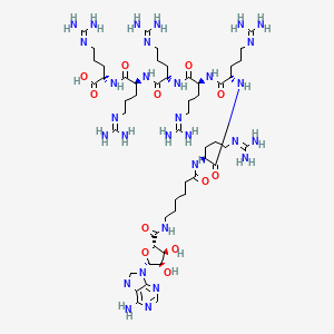 molecular formula C52H94N30O12 B10846505 AdcAhxArg6 