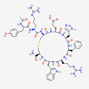 Ac-YR[CE(1-Me-H)dFRWC]-NH2