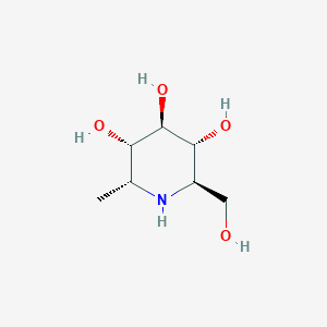 molecular formula C7H15NO4 B10846681 alpha-7-Deoxyhomonojirimycin 