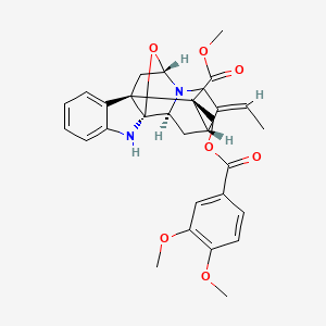 molecular formula C30H32N2O7 B10846696 Alstiphyllanine E 