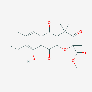 molecular formula C21H24O7 B10846757 annulin B 