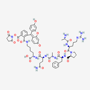 molecular formula C62H73N13O17 B10846808 Arpfaqk-fam 