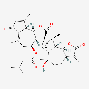 molecular formula C35H42O8 B10846810 Arteminolide 