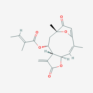 molecular formula C20H22O6 B10846851 Atripliciolidtiglate 