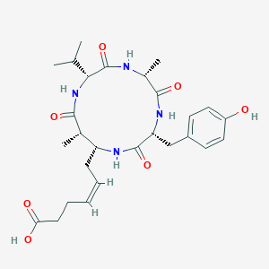 molecular formula C27H38N4O7 B10846904 Azumamide C 