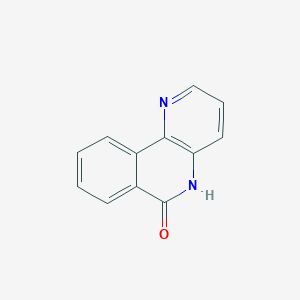 molecular formula C12H8N2O B10847009 benzo[c][1,5]naphthyridin-6(5H)-one CAS No. 94191-07-8