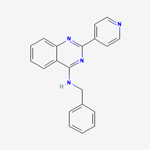 Benzyl-(2-pyridin-4-yl-quinazolin-4-yl)-amine