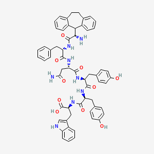 molecular formula C59H60N8O10 B10847052 bhg-F-N-Y-Y-W 