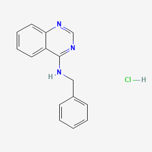 molecular formula C15H14ClN3 B10847073 Benzyl-quinazolin-4-yl-amine 