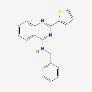 Benzyl-(2-thiophen-2-yl-quinazolin-4-yl)-amine